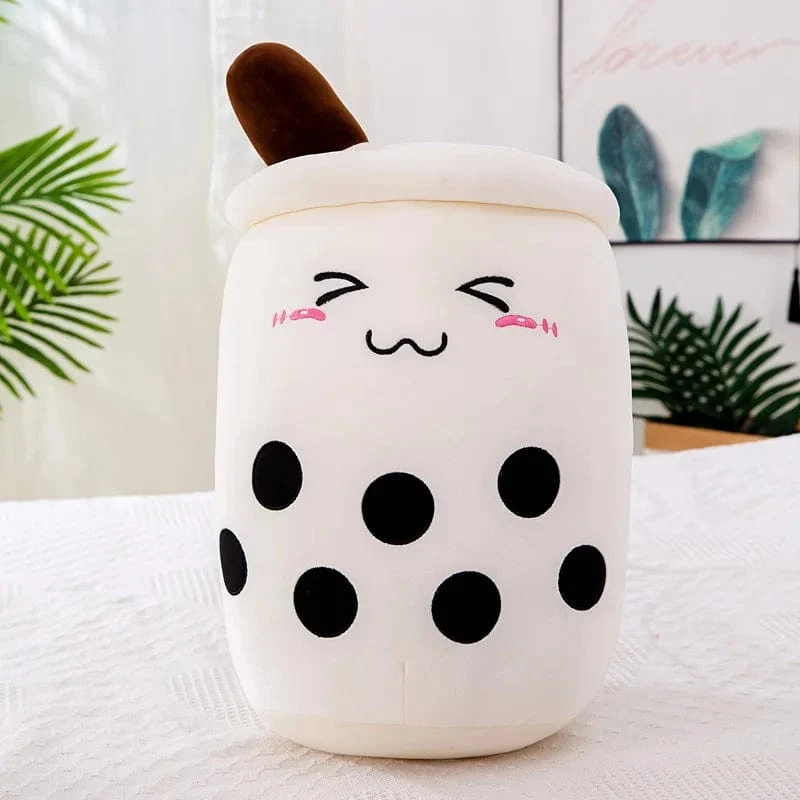 9.4 Zoll Boba Plüsch gefüllt Bubble Tea Plushie Cartoon Milch Tee Tasse Kissen weiche Kawaii Geschenke für Kinder