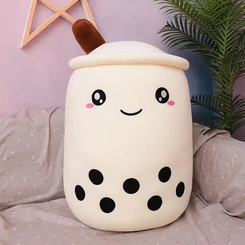 9.4 Zoll Boba Plüsch gefüllt Bubble Tea Plushie Cartoon Milch Tee Tasse Kissen weiche Kawaii Geschenke für Kinder