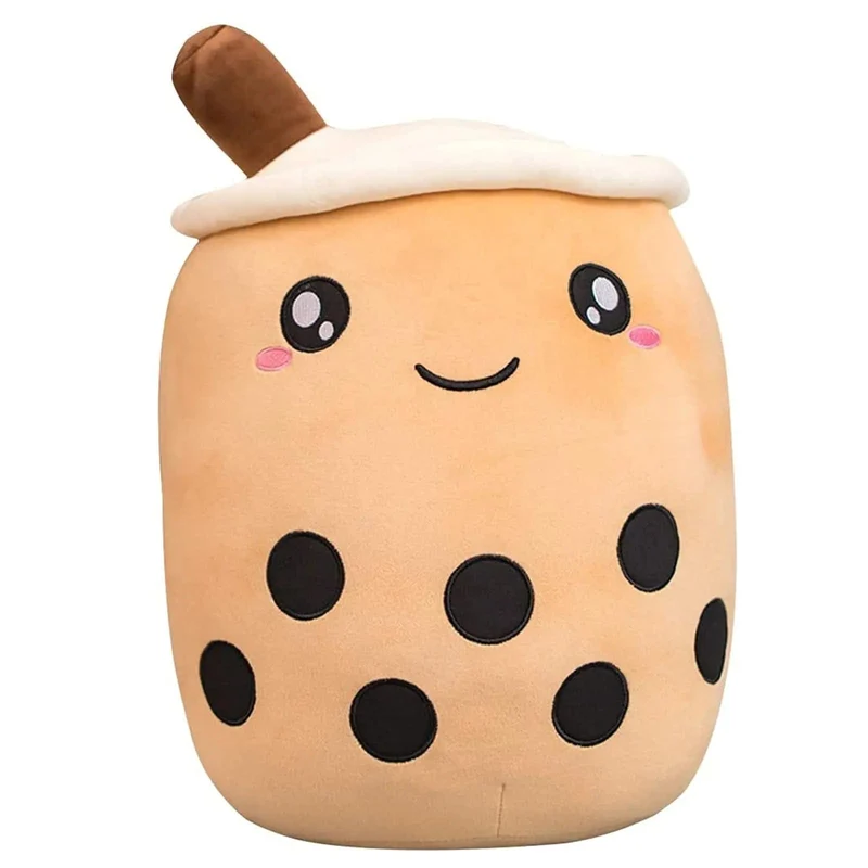 9.4 Zoll Boba Plüsch gefüllt Bubble Tea Plushie Cartoon Milch Tee Tasse Kissen weiche Kawaii Geschenke für Kinder