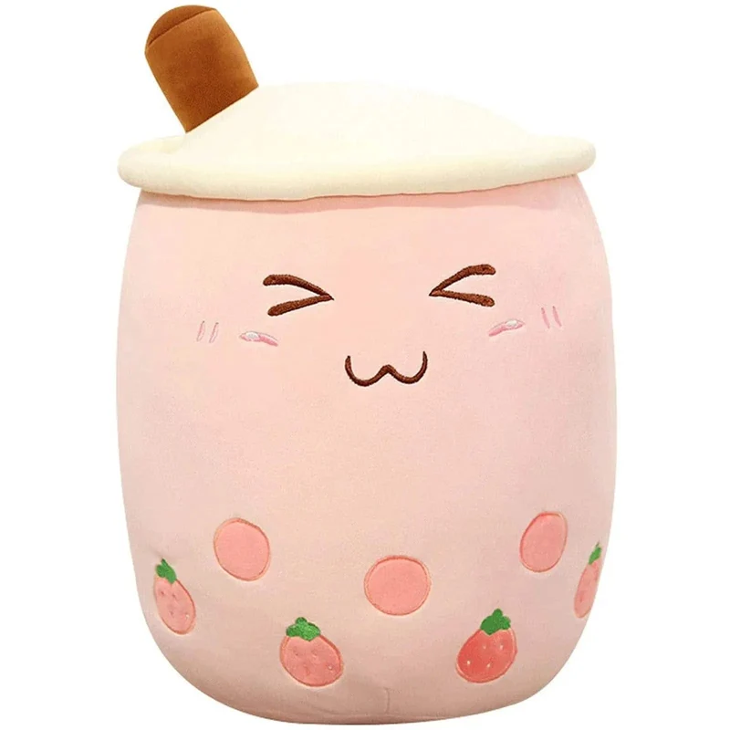 9.4 Zoll Boba Plüsch gefüllt Bubble Tea Plushie Cartoon Milch Tee Tasse Kissen weiche Kawaii Geschenke für Kinder