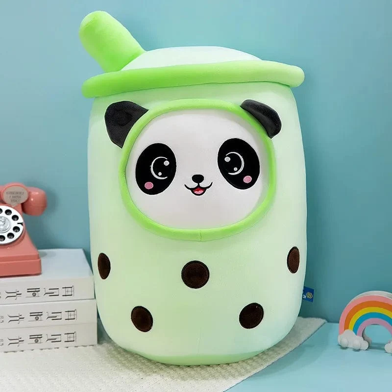 9.4 Zoll Boba Plüsch gefüllt Bubble Tea Plushie Cartoon Milch Tee Tasse Kissen weiche Kawaii Geschenke für Kinder