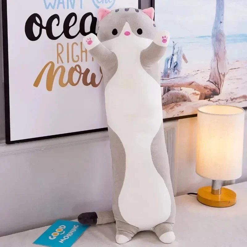 Schöne Husky-Kuscheltiere, Hunde, Wurfkissen, Seitenschlafkissen, langes Kissen, Geburtstagsgeschenk für Kinder und Erwachsene, süßes Geschenk