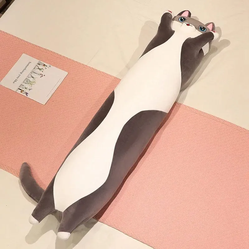 Schöne Husky-Kuscheltiere, Hunde, Wurfkissen, Seitenschlafkissen, langes Kissen, Geburtstagsgeschenk für Kinder und Erwachsene, süßes Geschenk