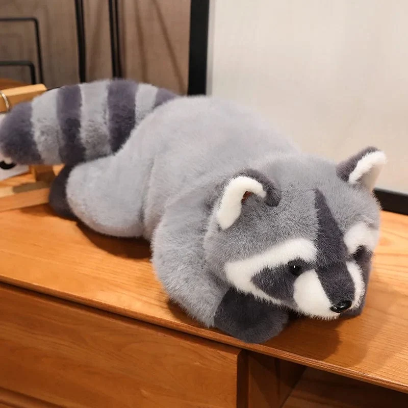 40/55cm Kawaii Waschbär Plüsch Spielzeug Schöne Waschbär Nette Weiche Kuscheltiere Puppe Kissen Für Geburtstag Geschenk