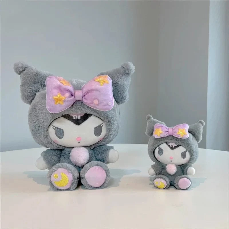 Niedlicher Sternmond Kuromi Melodie Hellokitty Stofftier Plüschtier Weiches Dekokissen Plüschpuppen Freundin Geburtstag Kindergeschenk