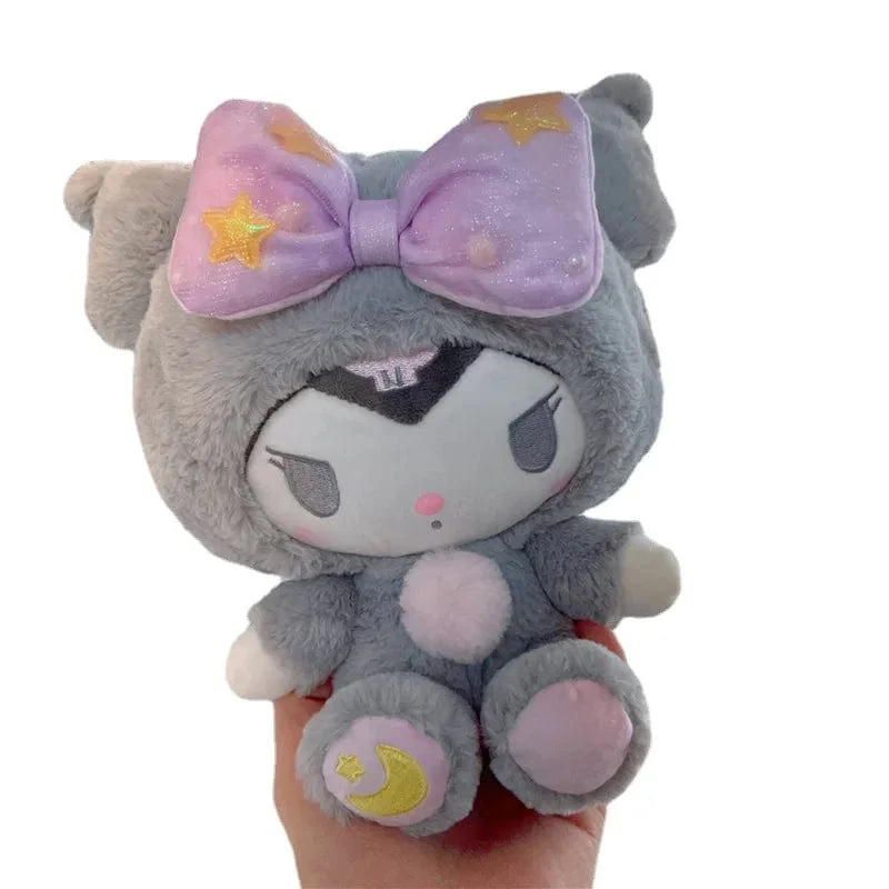 Niedlicher Sternmond Kuromi Melodie Hellokitty Stofftier Plüschtier Weiches Dekokissen Plüschpuppen Freundin Geburtstag Kindergeschenk