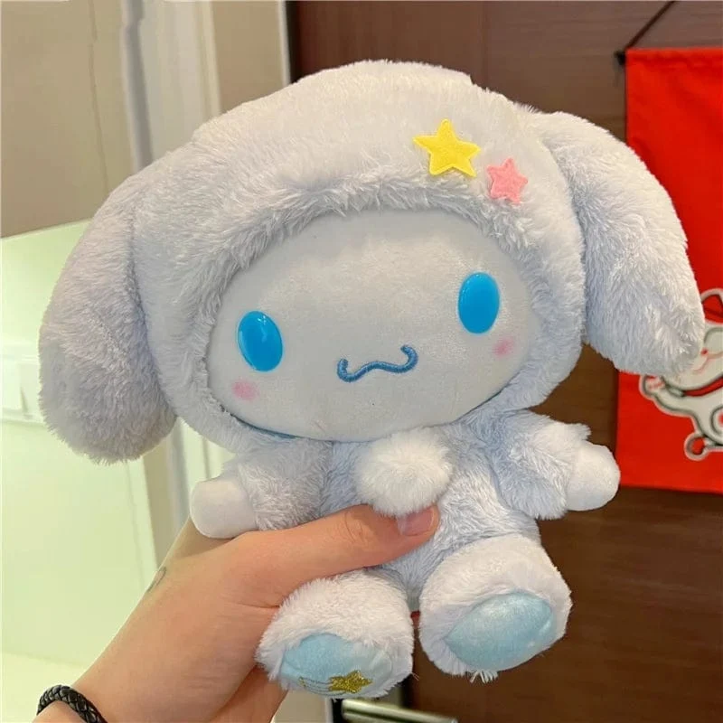 Niedlicher Sternmond Kuromi Melodie Hellokitty Stofftier Plüschtier Weiches Dekokissen Plüschpuppen Freundin Geburtstag Kindergeschenk