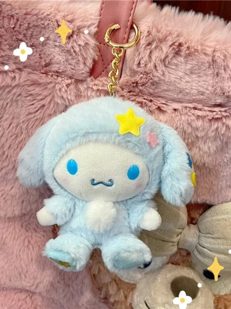 Niedlicher Sternmond Kuromi Melodie Hellokitty Stofftier Plüschtier Weiches Dekokissen Plüschpuppen Freundin Geburtstag Kindergeschenk