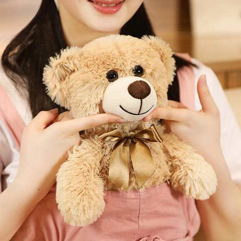 35CM süße bunte Fliege Bär Puppe Plüsch Spielzeug Umarmung Bär Puppe Kinder Geburtstag Geschenk Kissen Teddybär Hause Wohnzimmer zimmer Schlafzimmer