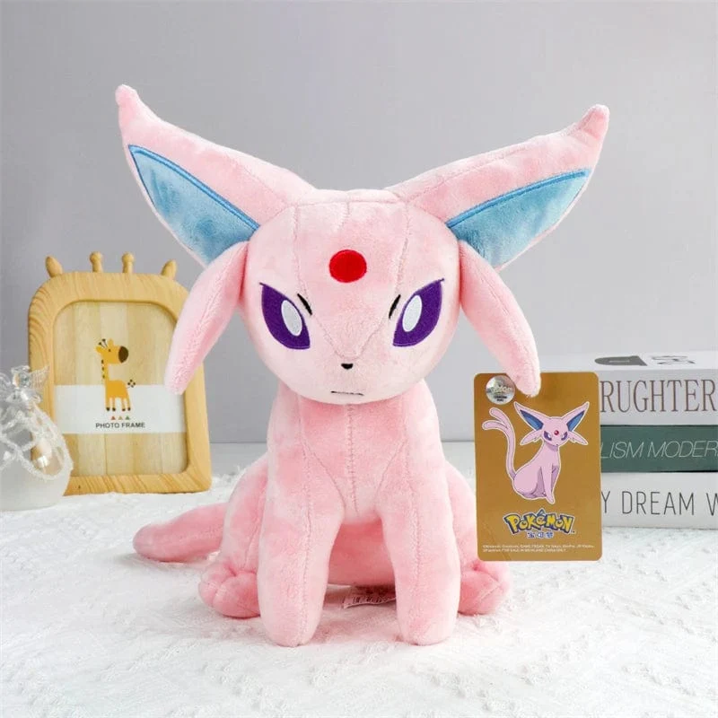 Oringinal Plüschtiere Eevee Evolution Sylveon Umbreon Espeon Sylveon Glaceon Jolteon Kuscheltiere Peluche Puppen Geschenke