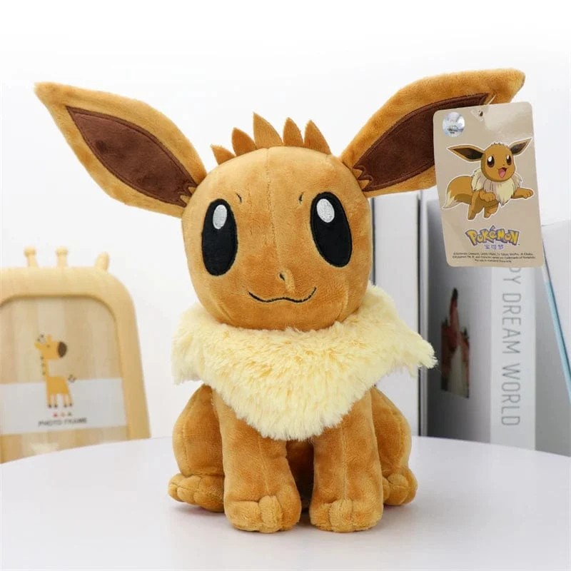Oringinal Plüschtiere Eevee Evolution Sylveon Umbreon Espeon Sylveon Glaceon Jolteon Kuscheltiere Peluche Puppen Geschenke