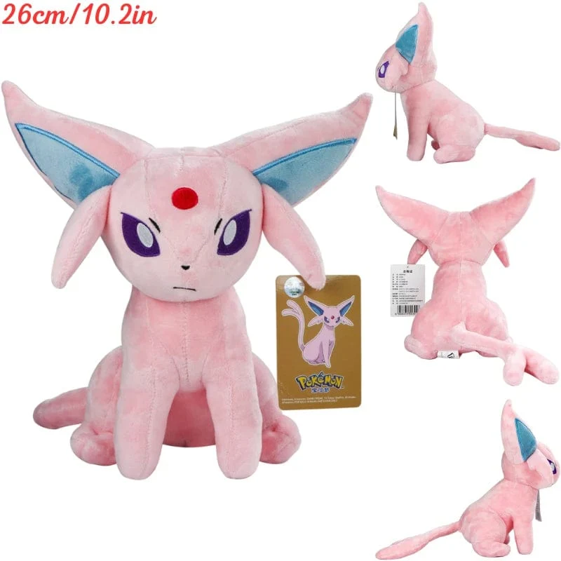 Oringinal Plüschtiere Eevee Evolution Sylveon Umbreon Espeon Sylveon Glaceon Jolteon Kuscheltiere Peluche Puppen Geschenke