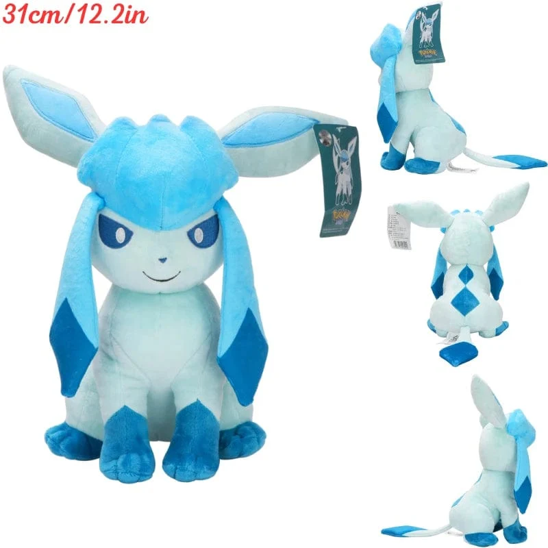 Oringinal Plüschtiere Eevee Evolution Sylveon Umbreon Espeon Sylveon Glaceon Jolteon Kuscheltiere Peluche Puppen Geschenke