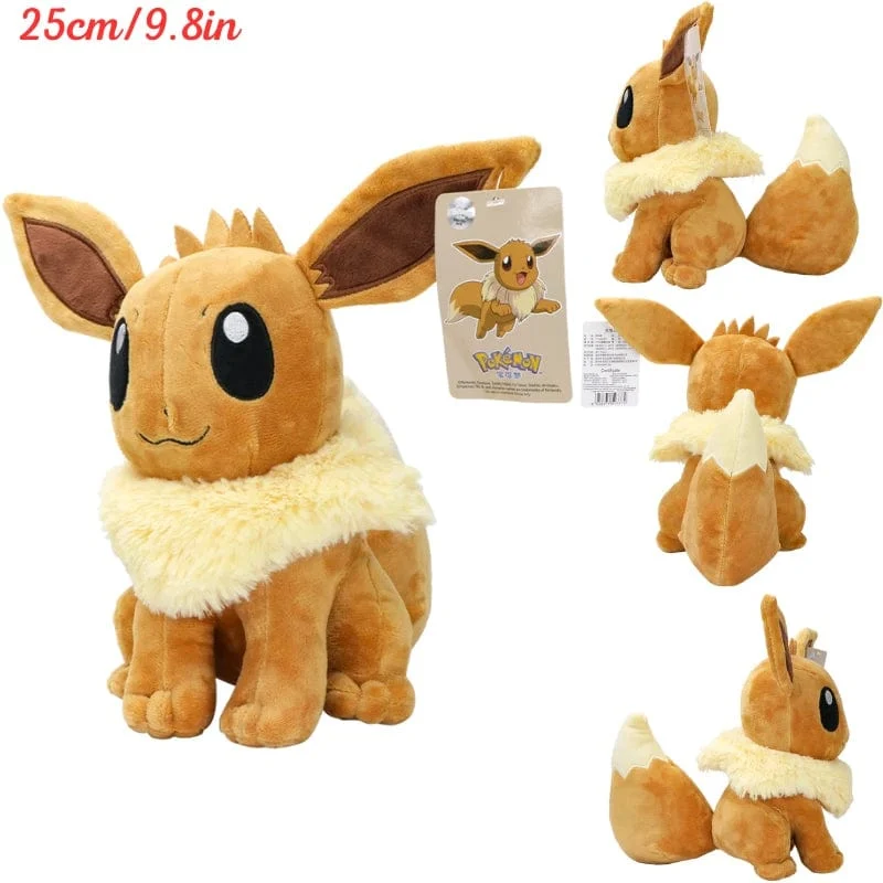Oringinal Plüschtiere Eevee Evolution Sylveon Umbreon Espeon Sylveon Glaceon Jolteon Kuscheltiere Peluche Puppen Geschenke