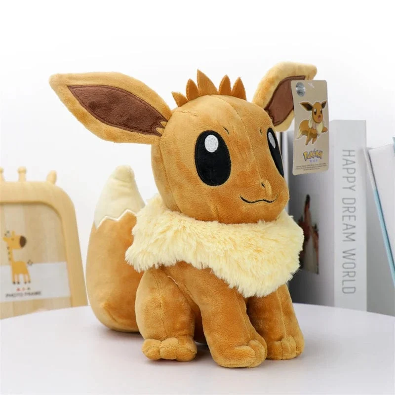Oringinal Plüschtiere Eevee Evolution Sylveon Umbreon Espeon Sylveon Glaceon Jolteon Kuscheltiere Peluche Puppen Geschenke