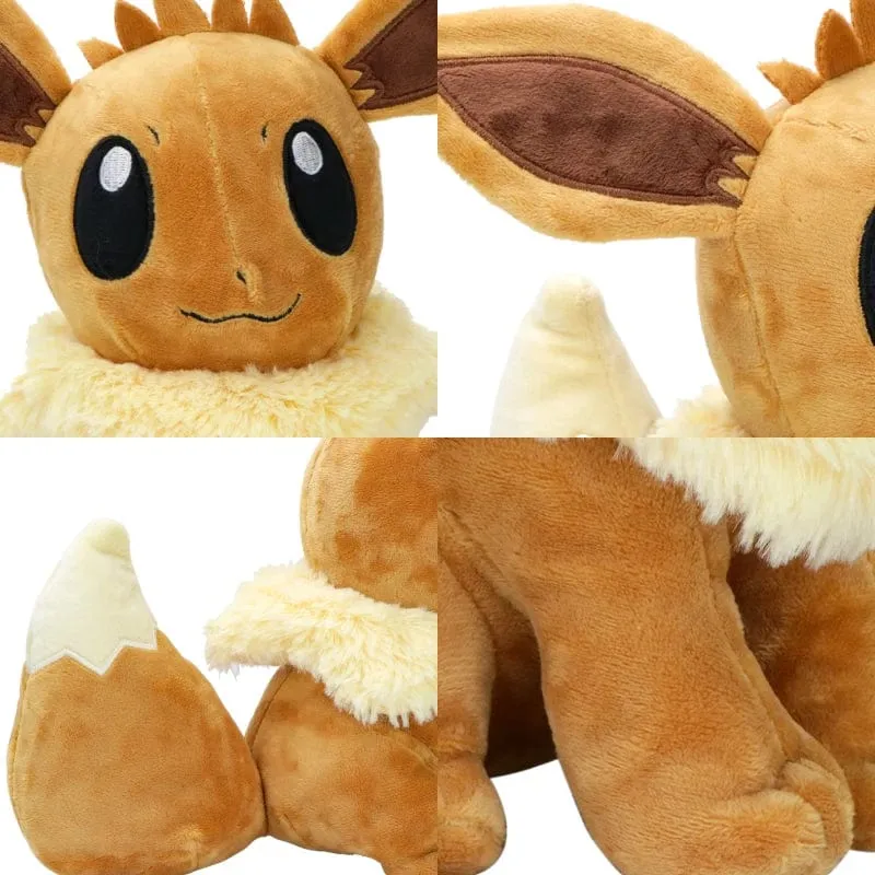 Oringinal Plüschtiere Eevee Evolution Sylveon Umbreon Espeon Sylveon Glaceon Jolteon Kuscheltiere Peluche Puppen Geschenke