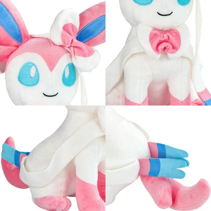 Oringinal Plüschtiere Eevee Evolution Sylveon Umbreon Espeon Sylveon Glaceon Jolteon Kuscheltiere Peluche Puppen Geschenke