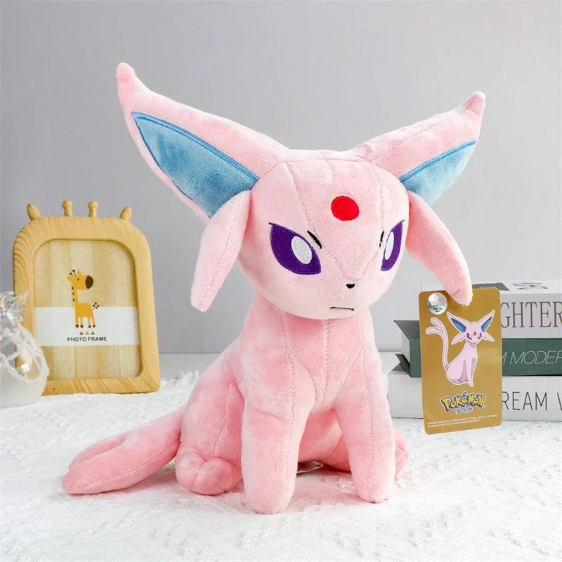 Oringinal Plüschtiere Eevee Evolution Sylveon Umbreon Espeon Sylveon Glaceon Jolteon Kuscheltiere Peluche Puppen Geschenke