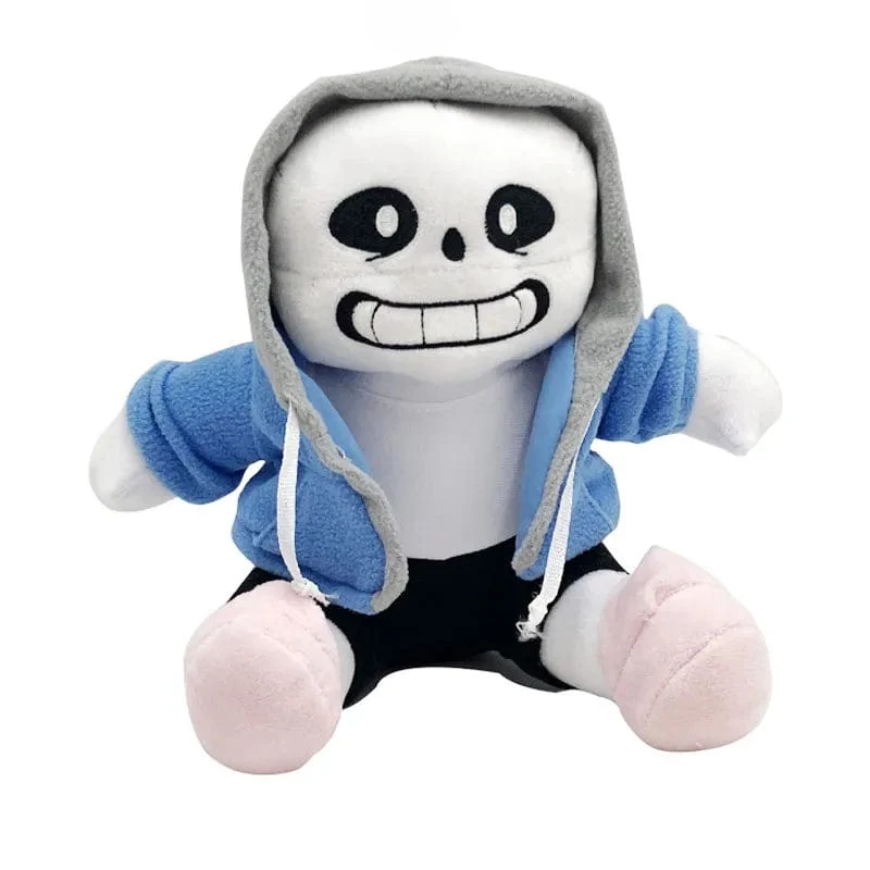 23 cm großes Undertale Sans Plüschtier – Weiche Stoffpuppe für Kinder – Geschenkidee zum Geburtstag oder zu Weihnachten