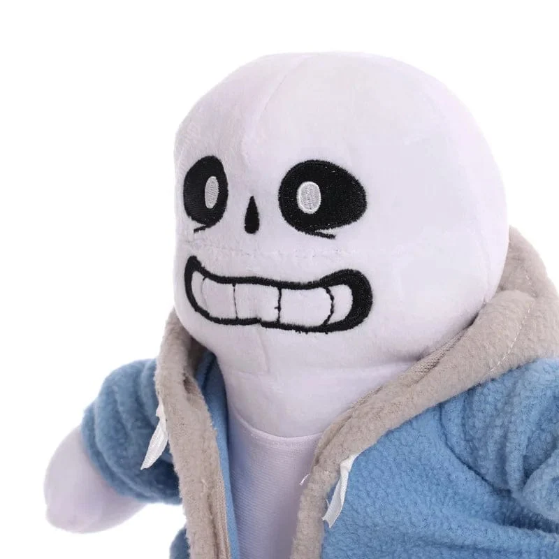 23 cm großes Undertale Sans Plüschtier – Weiche Stoffpuppe für Kinder – Geschenkidee zum Geburtstag oder zu Weihnachten