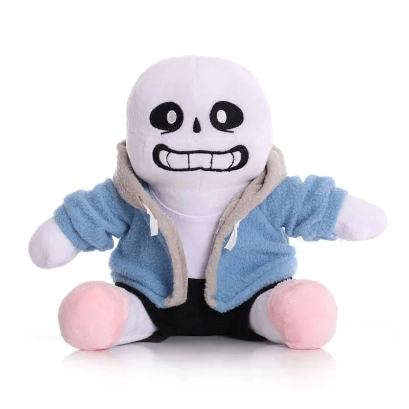 23 cm großes Undertale Sans Plüschtier – Weiche Stoffpuppe für Kinder – Geschenkidee zum Geburtstag oder zu Weihnachten