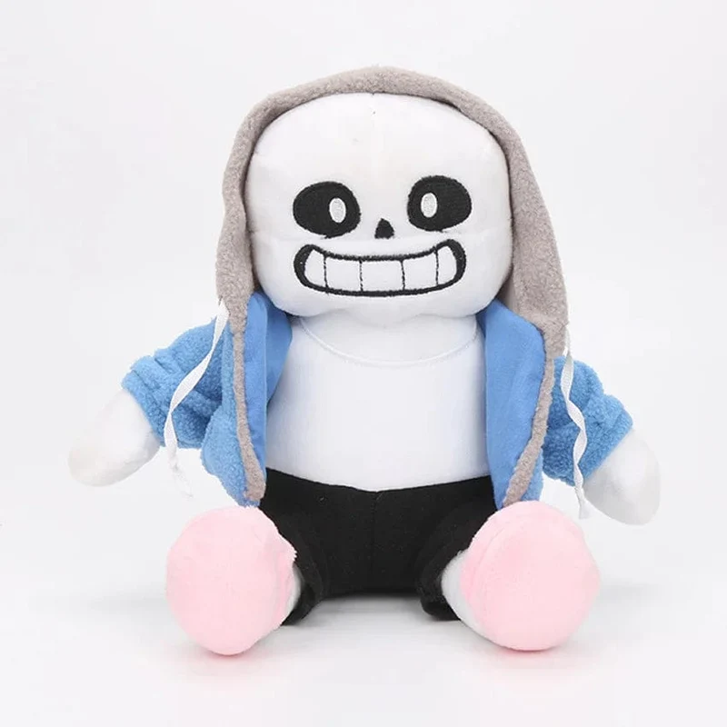 23 cm großes Undertale Sans Plüschtier – Weiche Stoffpuppe für Kinder – Geschenkidee zum Geburtstag oder zu Weihnachten