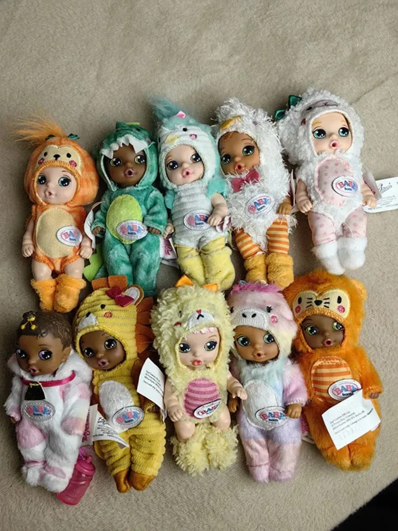 10 cm Hochwertige Mode Action original Schöne kleine schlafende Babypuppe Beste Geschenk für Kind