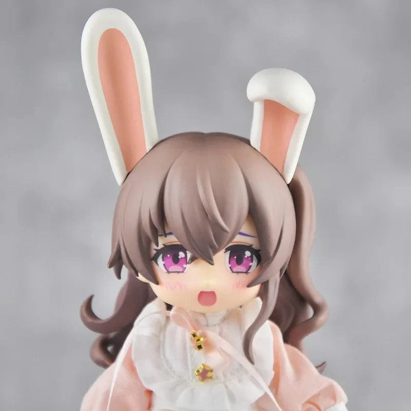 OB11 Puppenmagnet schwarze Katzenohren weiße Hasenohren Ersatzkopf Zubehör für Nendoroids, Obitsu 11, Gsc Kopf, 1/12 Bjd