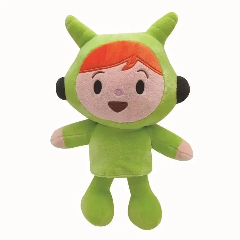 25 cm Heiße neue Pocoyo-Plüschpuppe Kawaii Little P Youyou Peluche Barto Duck Puppy Lula Ellie Elefant Plüschtiere Kinderspielzeug