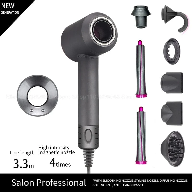 Super professioneller Haartrockner, persönliche Haarpflege, Styling, negative Ionen, Salon-Werkzeug, konstante Anionen, elektrische, blattlose Haartrockner