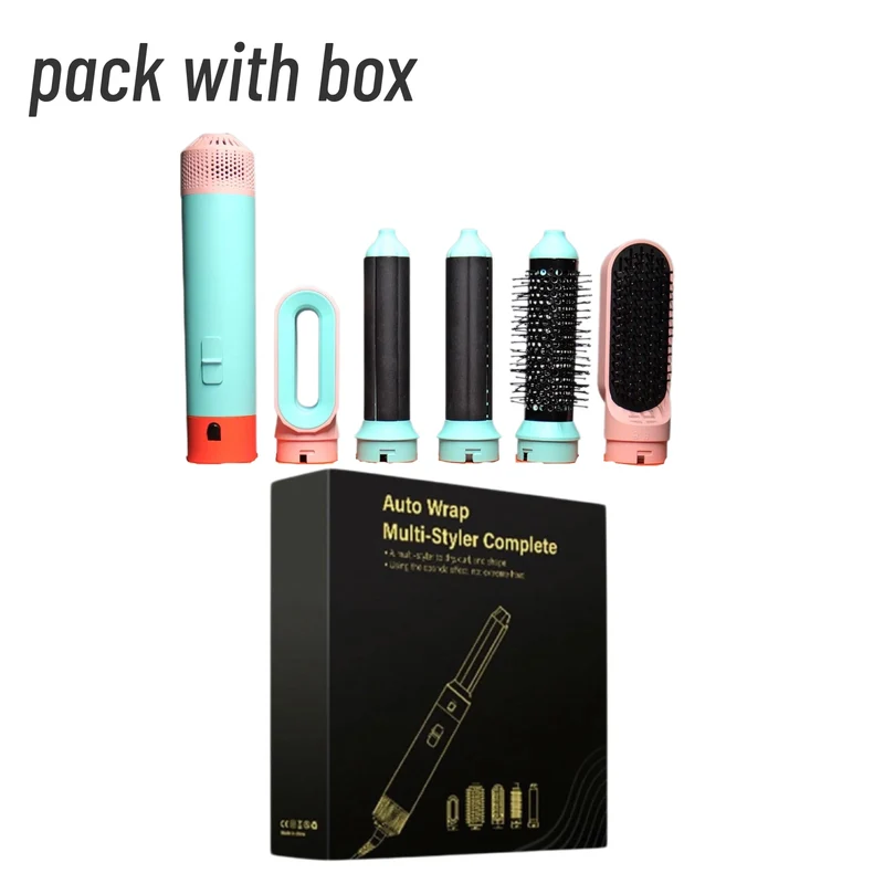 5-in-1-Multistyler, Haartrockner im neuen Design, 5-in-1-Haarstyler mit Lockenstab, Heißluftbürste, Styling-Tool, MultiStyler