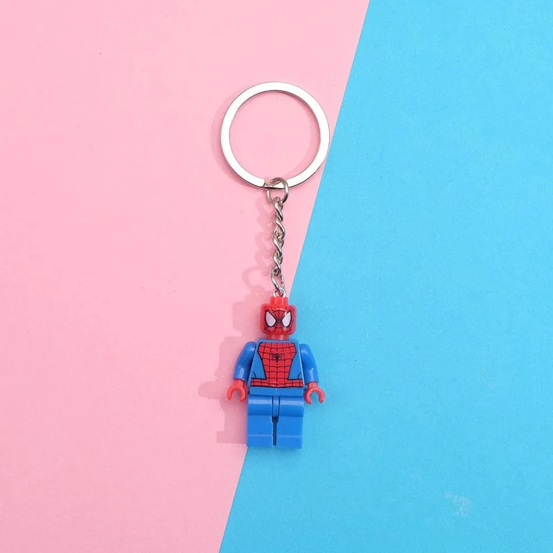Cartoon Anime Marvel Spider-Man Batman Superman Iron Man Wolverine Captain America Anhänger Schlüsselanhänger Anhänger Rucksack Anhänger Spielzeug