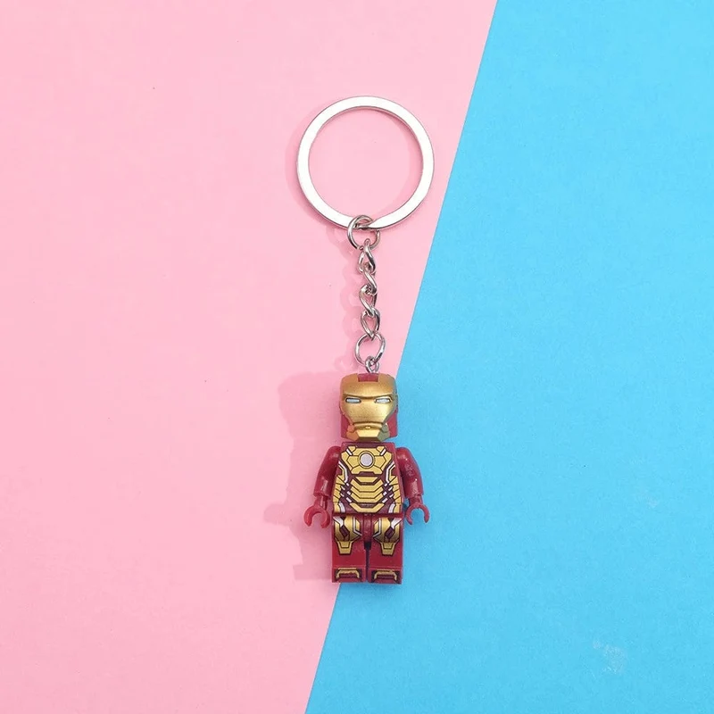 Cartoon Anime Marvel Spider-Man Batman Superman Iron Man Wolverine Captain America Anhänger Schlüsselanhänger Anhänger Rucksack Anhänger Spielzeug