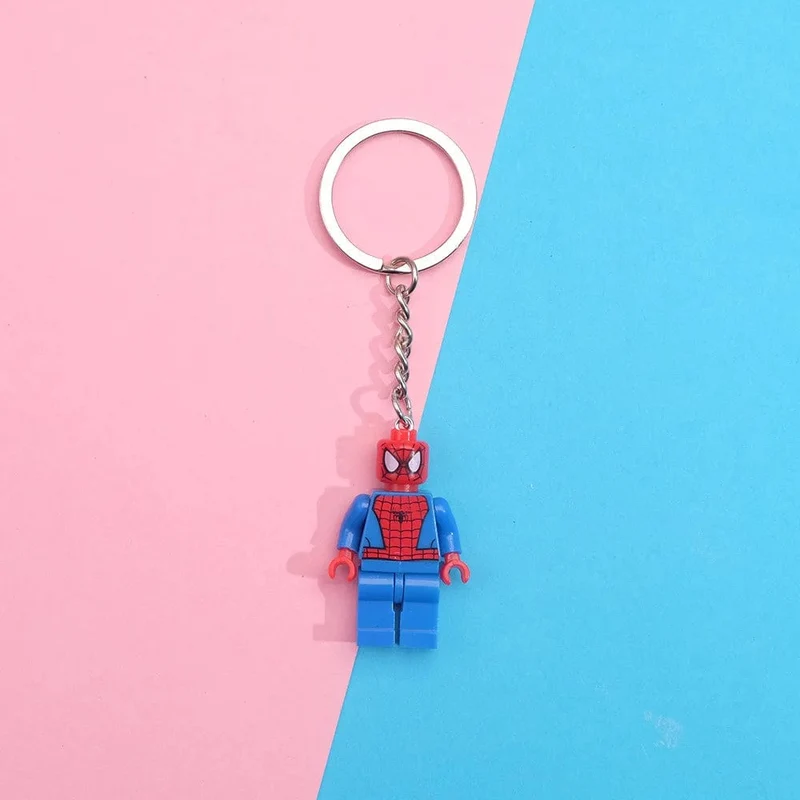 Cartoon Anime Marvel Spider-Man Batman Superman Iron Man Wolverine Captain America Anhänger Schlüsselanhänger Anhänger Rucksack Anhänger Spielzeug