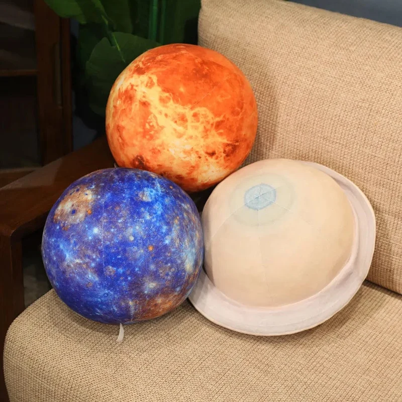 Simulierte Erde, Sonne, Mars, Mond, Stofftiere, Gefüllte Planeten im Sonnensystem, weiche Puppe, Kissen, Kissen, Junge, Mädchen, Geburtstagsgeschenk