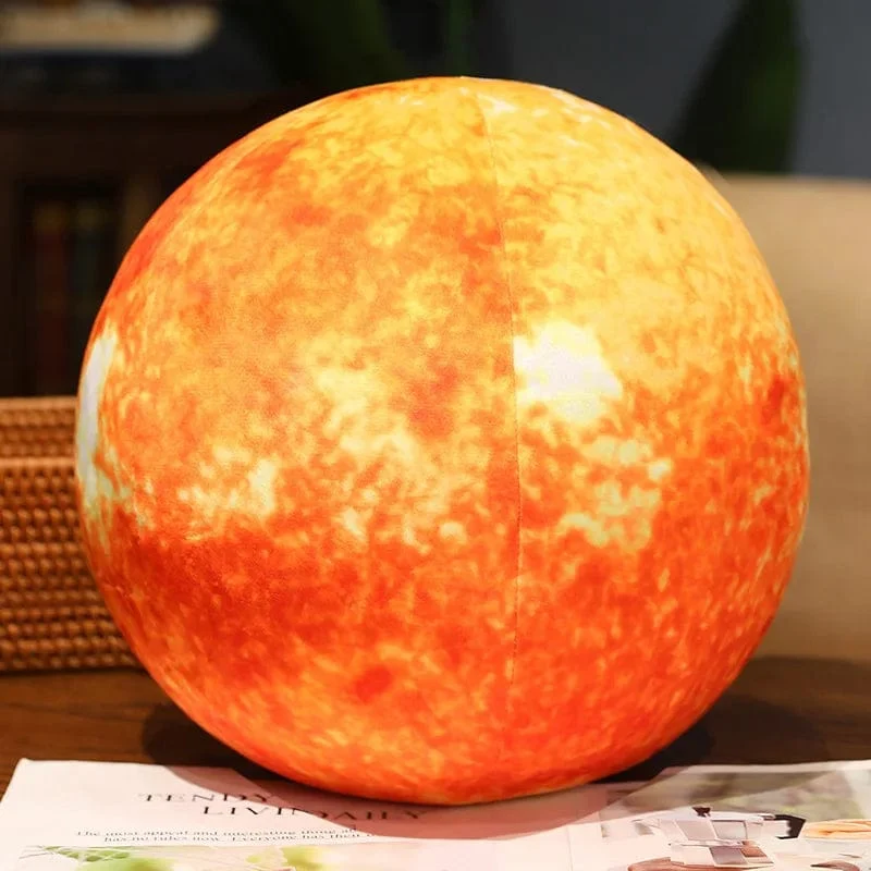 Simulierte Erde, Sonne, Mars, Mond, Stofftiere, Gefüllte Planeten im Sonnensystem, weiche Puppe, Kissen, Kissen, Junge, Mädchen, Geburtstagsgeschenk