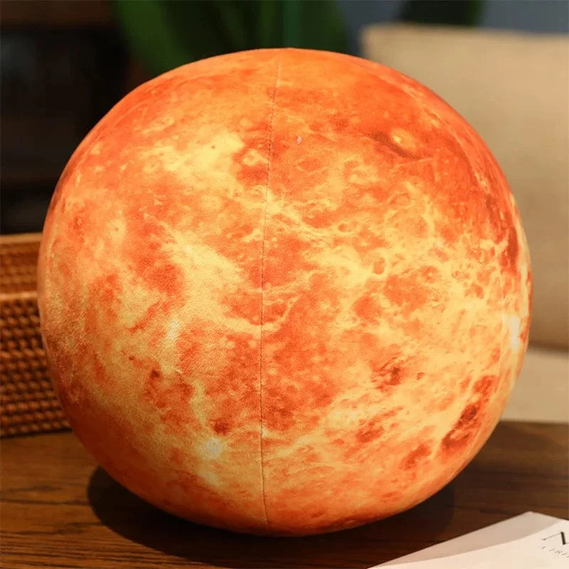 Simulierte Erde, Sonne, Mars, Mond, Stofftiere, Gefüllte Planeten im Sonnensystem, weiche Puppe, Kissen, Kissen, Junge, Mädchen, Geburtstagsgeschenk