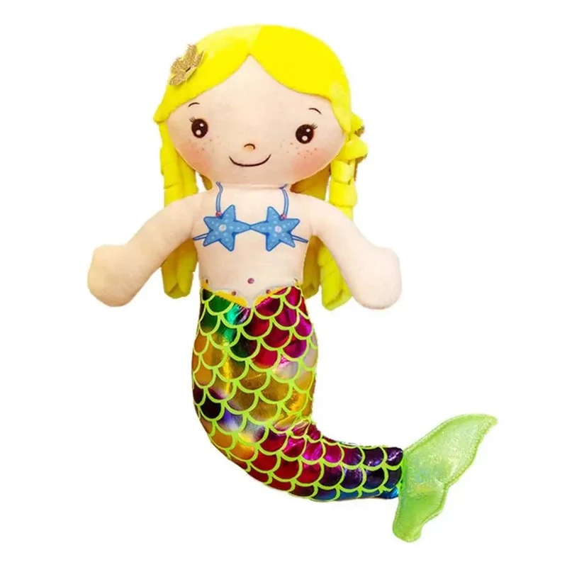 1PC 30cm Cartoon Meerjungfrau Plüsch Puppe Spielzeug Mini Kissen Plüsch Spielzeug für Geburtstag Geschenke