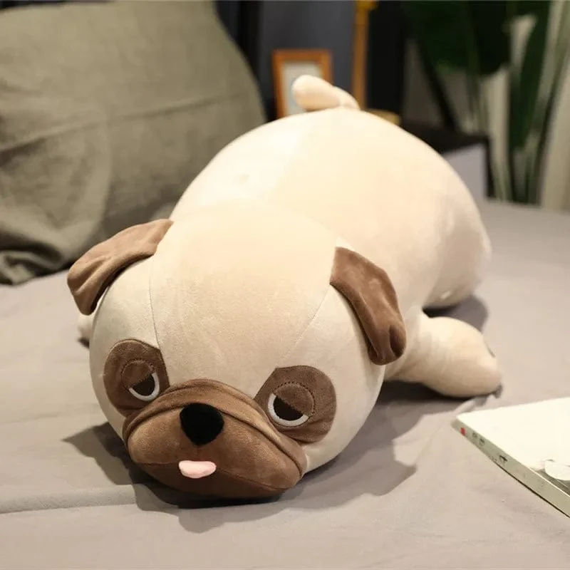 55 cm-90 cm Niedlichen Tier Kawaii Mops Hund Plüsch Spielzeug Schlaf Kissen Kinder Weihnachten Geburtstag Geschenk Kind Mädchen Weihnachten valentinstag Geschenk