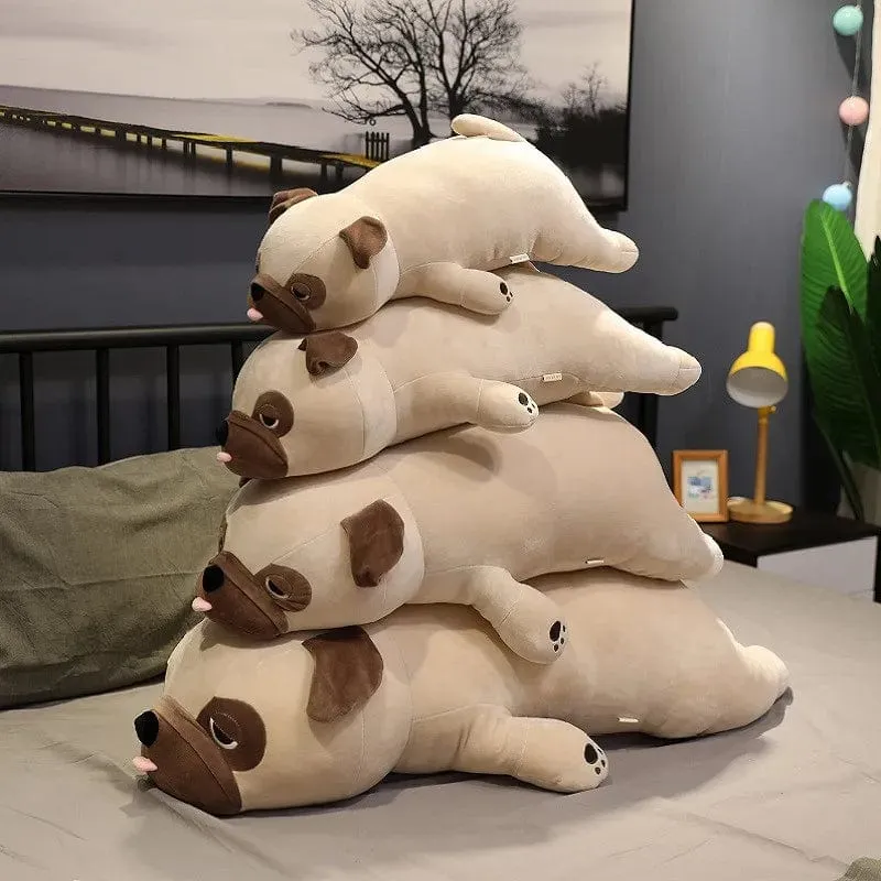 55 cm-90 cm Niedlichen Tier Kawaii Mops Hund Plüsch Spielzeug Schlaf Kissen Kinder Weihnachten Geburtstag Geschenk Kind Mädchen Weihnachten valentinstag Geschenk
