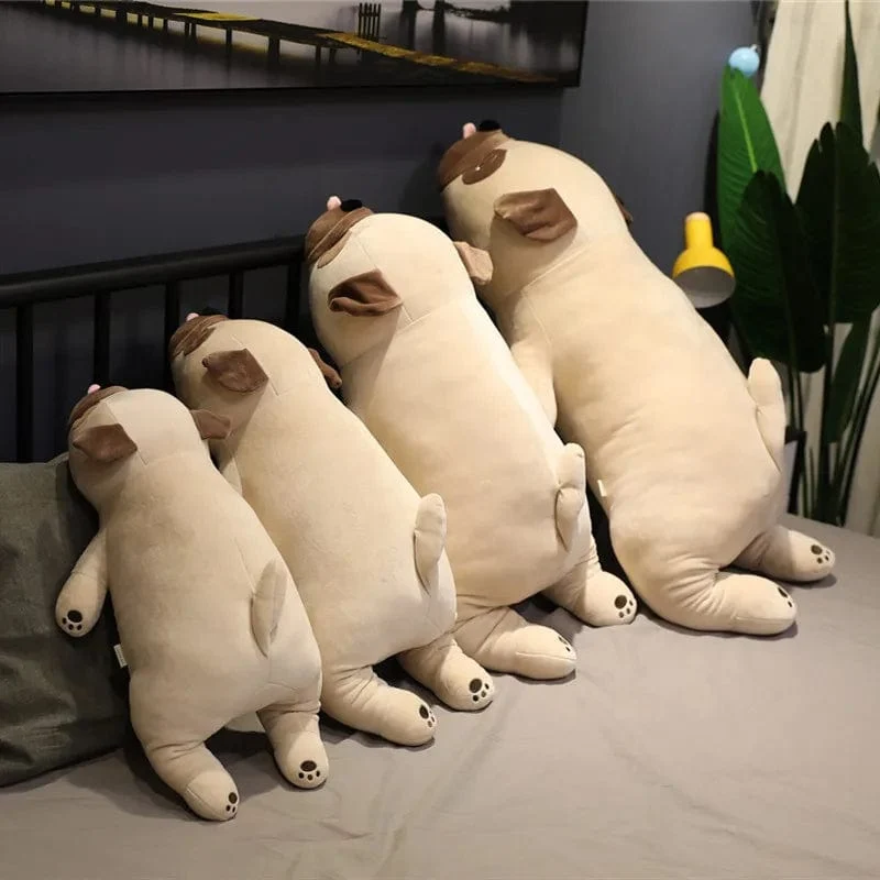 55 cm-90 cm Niedlichen Tier Kawaii Mops Hund Plüsch Spielzeug Schlaf Kissen Kinder Weihnachten Geburtstag Geschenk Kind Mädchen Weihnachten valentinstag Geschenk