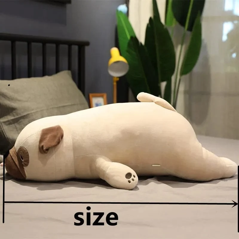 55 cm-90 cm Niedlichen Tier Kawaii Mops Hund Plüsch Spielzeug Schlaf Kissen Kinder Weihnachten Geburtstag Geschenk Kind Mädchen Weihnachten valentinstag Geschenk
