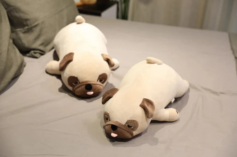 55 cm-90 cm Niedlichen Tier Kawaii Mops Hund Plüsch Spielzeug Schlaf Kissen Kinder Weihnachten Geburtstag Geschenk Kind Mädchen Weihnachten valentinstag Geschenk