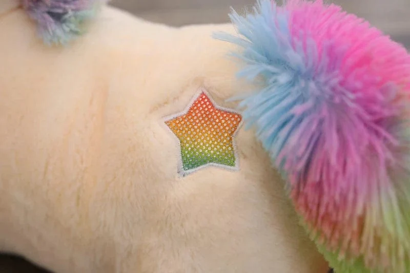 1 Stück 40-80 cm, 2 verschiedene große, niedliche Einhorn-Plüschtiere, Kuscheltier, Pferdekissen, weiche Puppe, Heimdekoration, Geschenk für Liebhaber