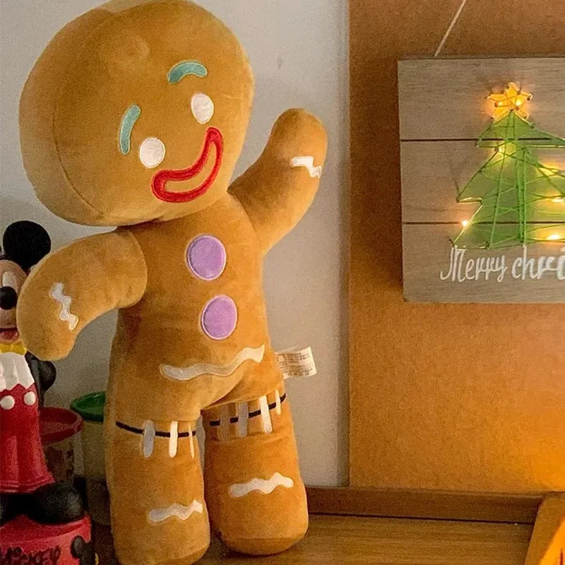 30-60 cm Cartoon Lebkuchenmann Plüschtiere Keks Shrek Gefüllte Baby Beschwichtigen Puppe Kekse Mann Kissen Rentier Für Kinder Geschenk
