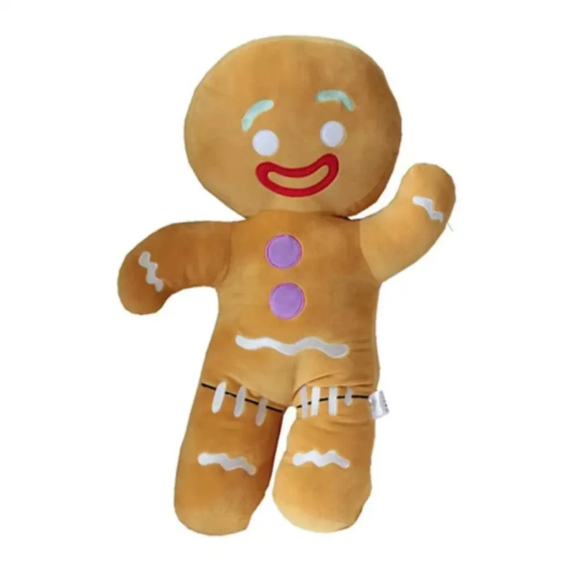 30-60 cm Cartoon Lebkuchenmann Plüschtiere Keks Shrek Gefüllte Baby Beschwichtigen Puppe Kekse Mann Kissen Rentier Für Kinder Geschenk