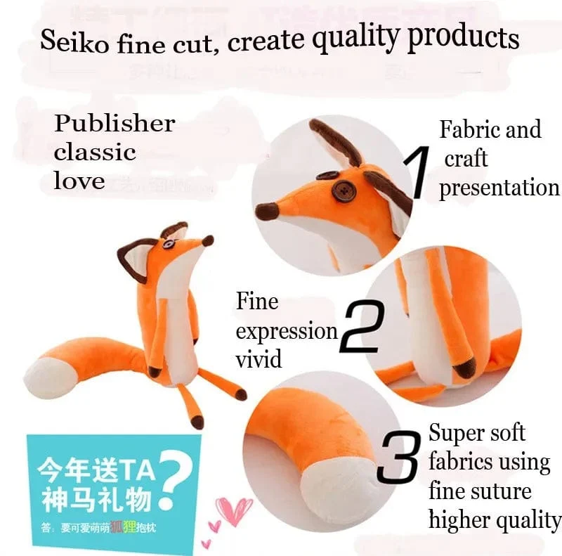 1 stück 60 cm Moive Cartoon Der Kleine Prinz Und Der Fuchs Plüsch Puppe Kuscheltiere Plüsch Bildung Spielzeug Für Babys weihnachtsgeschenke