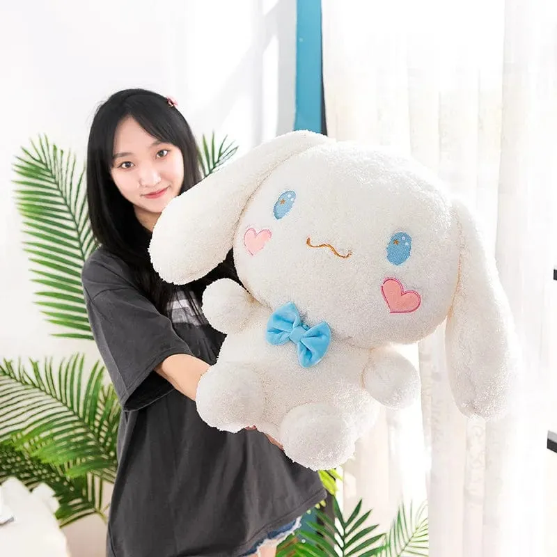 Anime Sanrio Kawaii Cinnamoroll Plüschtiere Kissen Actionfigur Stofftier Comfort Soft Puppe Kinderspielzeug Weihnachtsgeschenk