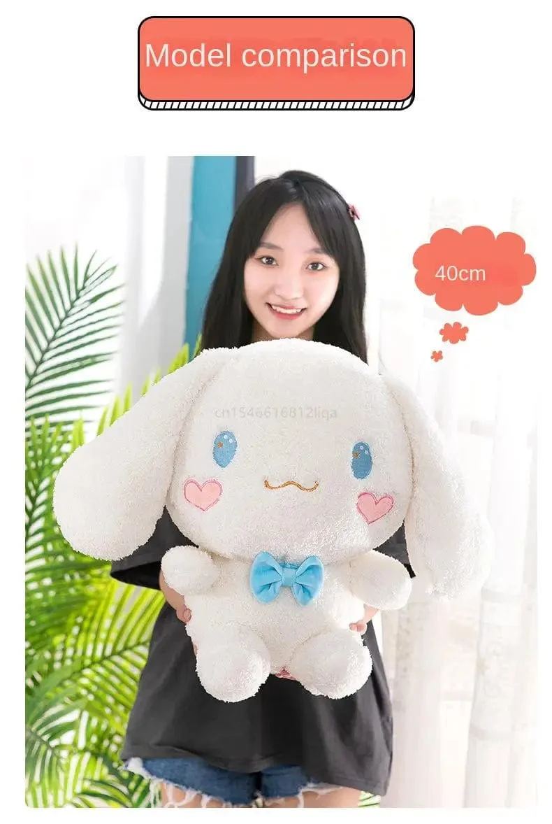 Anime Sanrio Kawaii Cinnamoroll Plüschtiere Kissen Actionfigur Stofftier Comfort Soft Puppe Kinderspielzeug Weihnachtsgeschenk