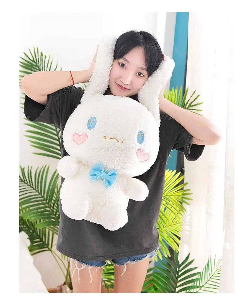 Anime Sanrio Kawaii Cinnamoroll Plüschtiere Kissen Actionfigur Stofftier Comfort Soft Puppe Kinderspielzeug Weihnachtsgeschenk